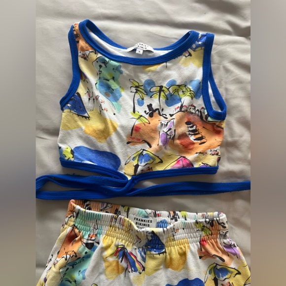 Frankies Bikinis Athena Top and Fifi Shorts in Santorini - Picture 6 of 12